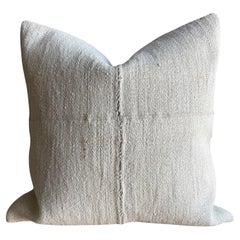 Funda de cojín de alfombra vintage con costuras originales