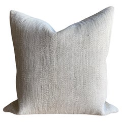 Funda de cojín de alfombra vintage con costuras originales