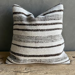 Alfombra vintage Funda de cojín con rayas