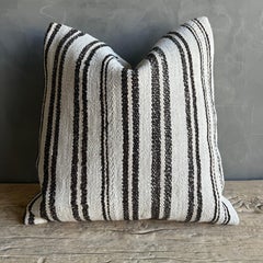 Alfombra vintage Funda de cojín con rayas