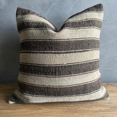 Vintage Rug Kissenbezug mit Streifen