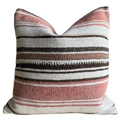 Alfombra vintage Funda de cojín con rayas