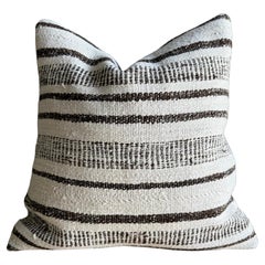 Alfombra vintage Funda de cojín con rayas