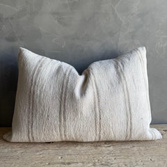 Oreiller vintage en forme de tapis avec coutures d'origine Insert inclus