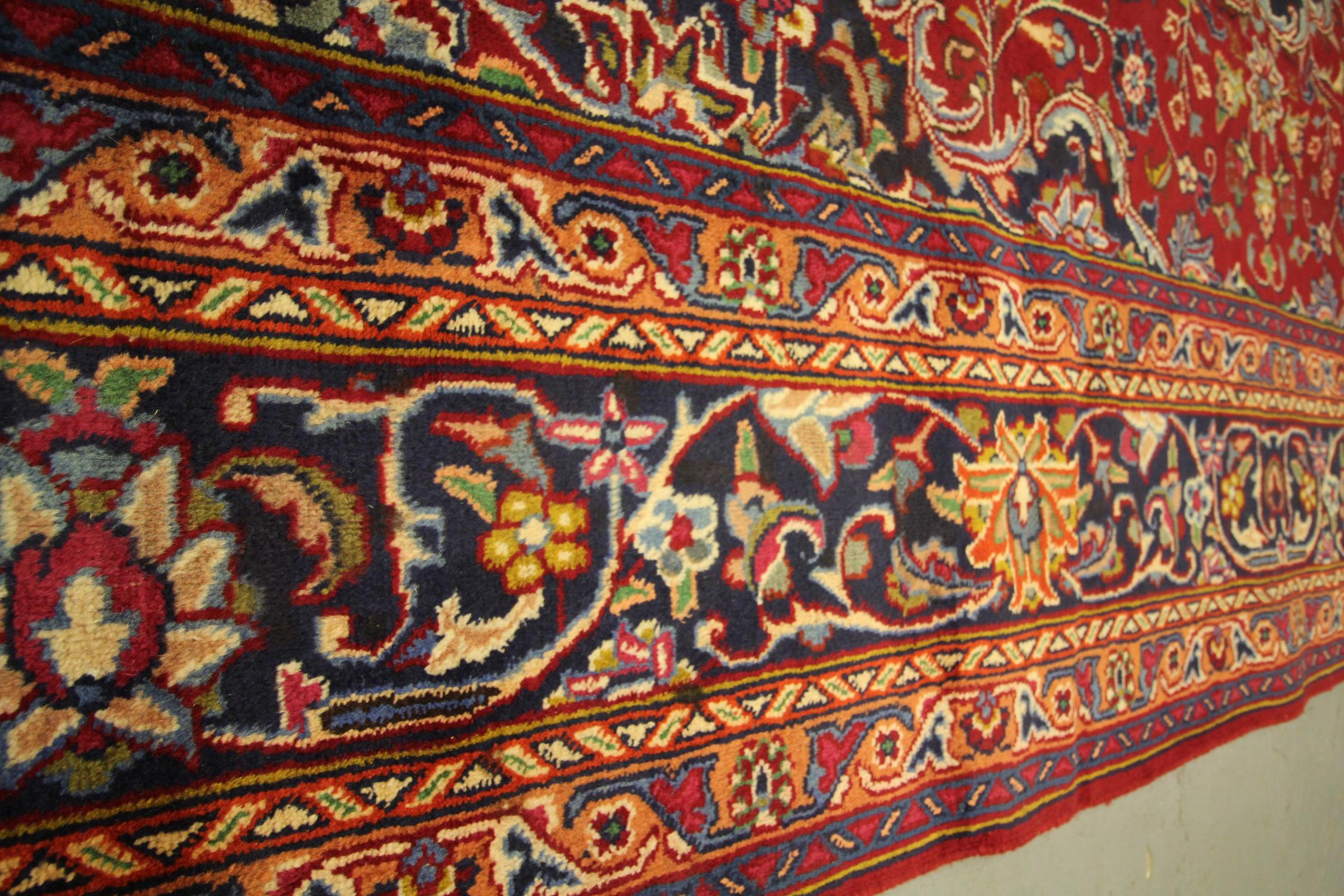 red vintage rugs