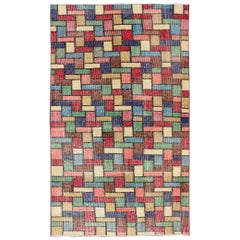 Tappeto vintage dal design moderno con più colori in più colori