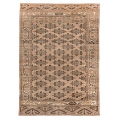 Vintage Rug with Kepse Yomud Tribal Guls