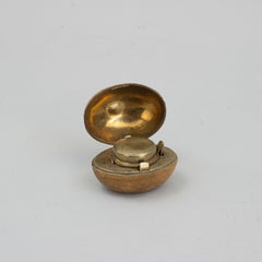 Vintage Rugby Ball Inkwell.