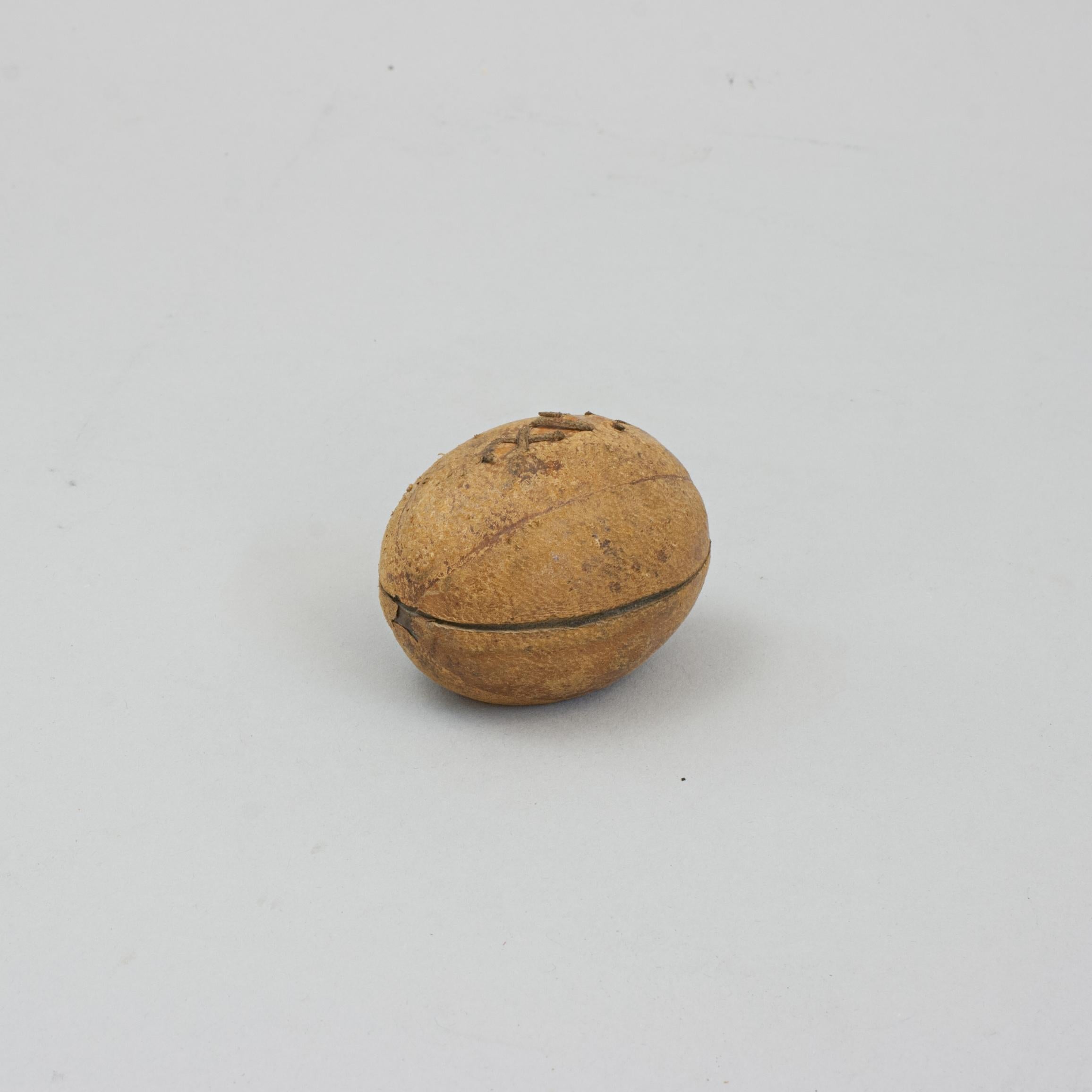 British Vintage Rugby Ball Inkwell. For Sale