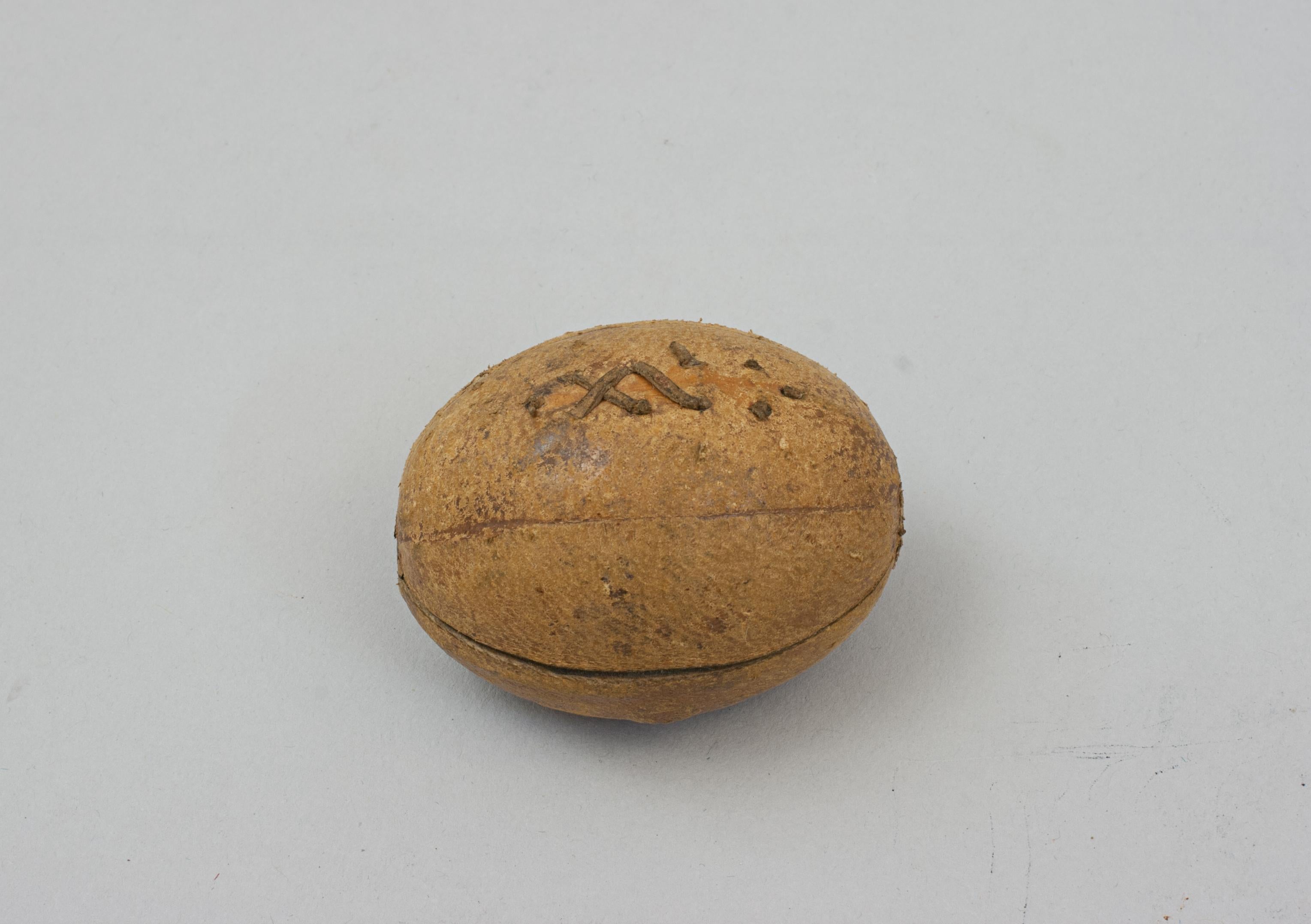 Vintage Rugby Ball Inkwell. For Sale 2