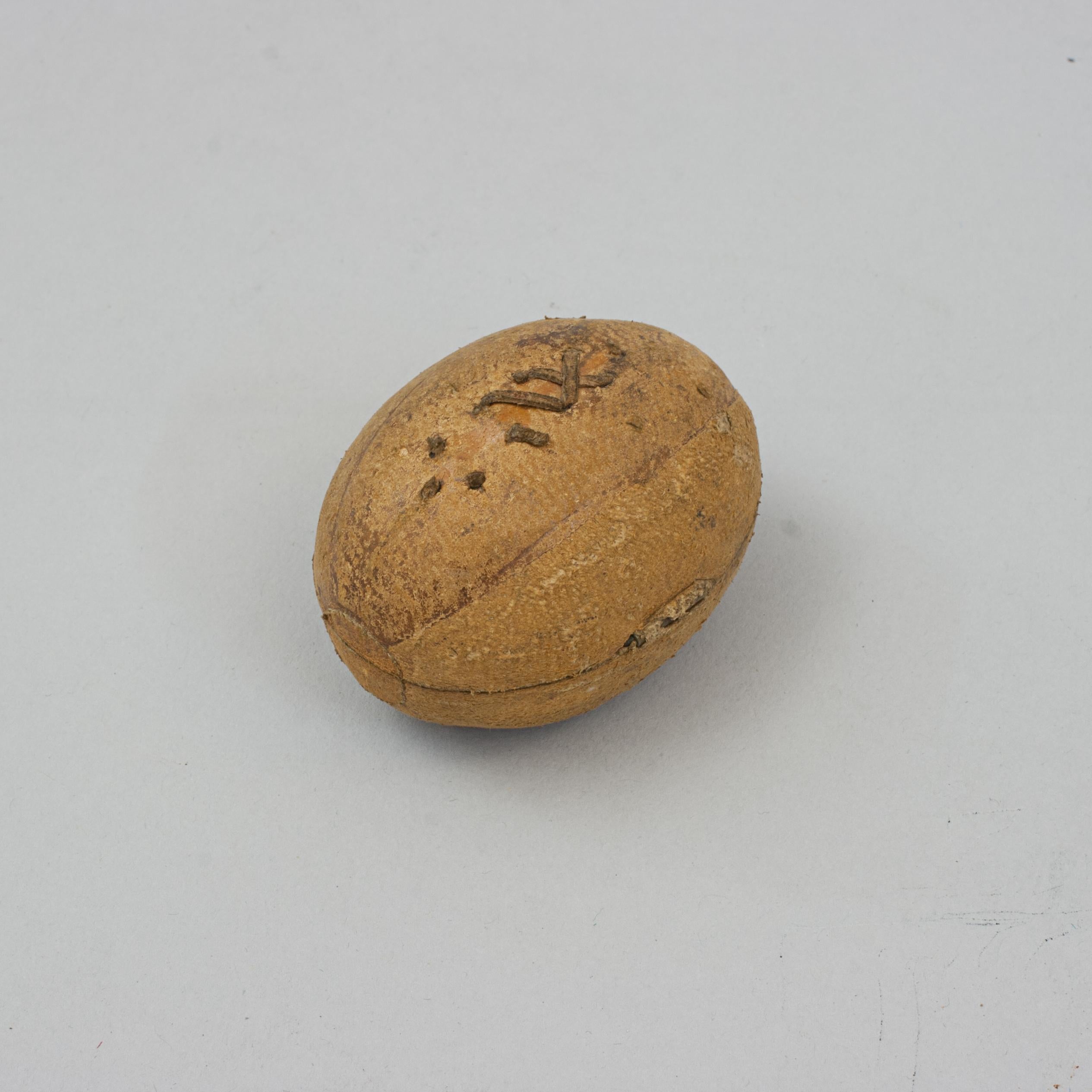 Vintage Rugby Ball Inkwell. For Sale 3