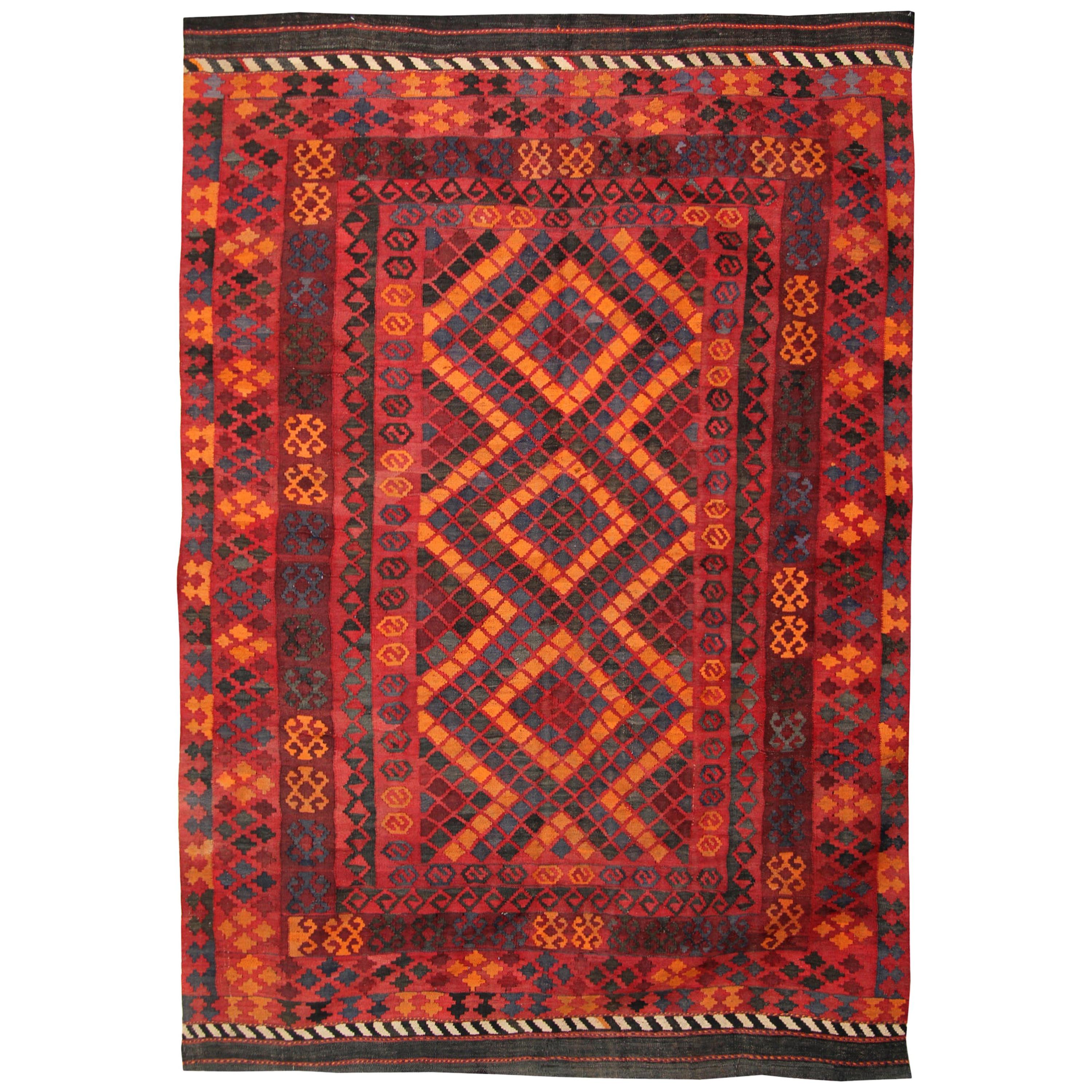 Vintage Rugs, Handmade Carpet Kilim Rugs Turkish Kilim Living Room Rugs