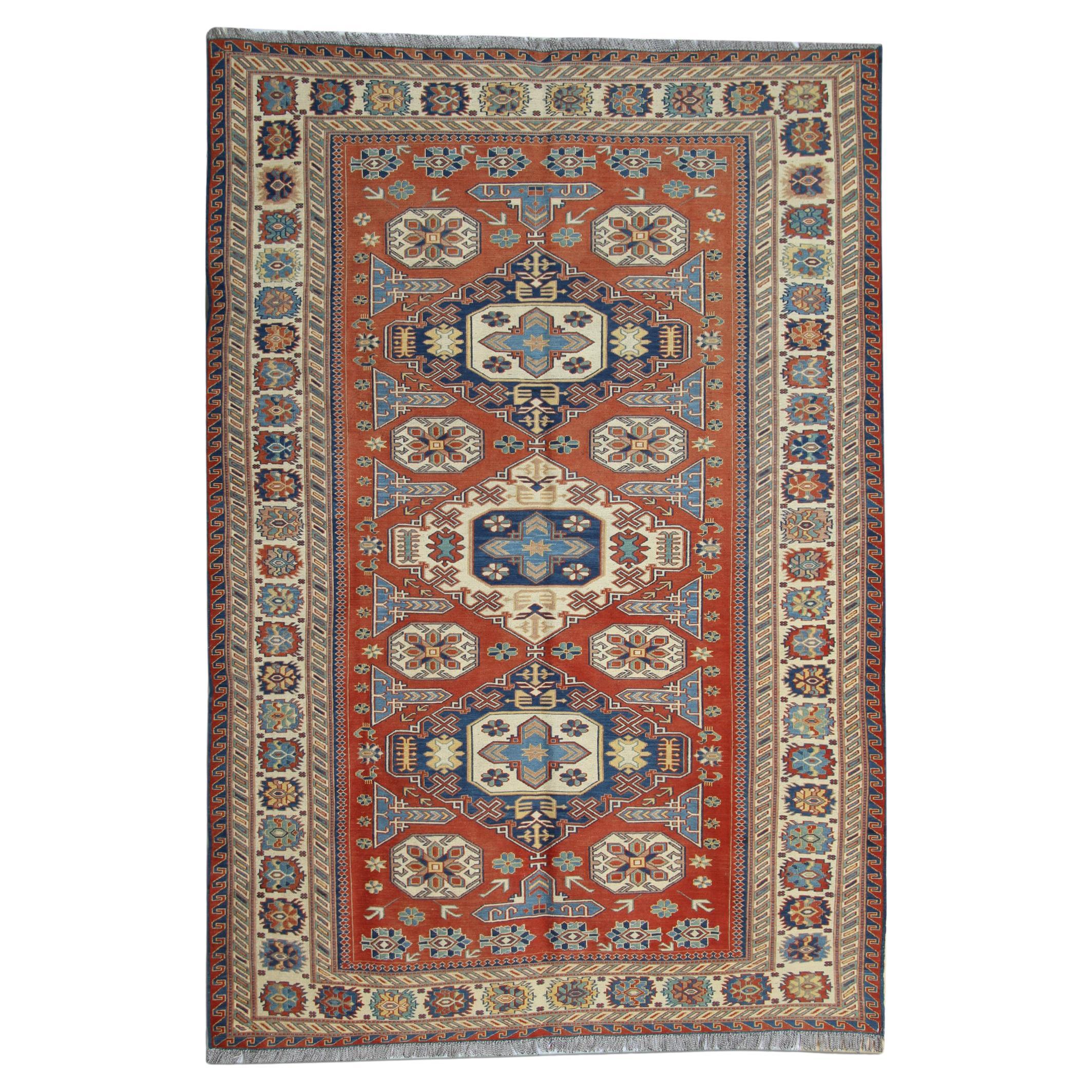 Rugs Vintage Soumak Kilim Handmade Carpet Geometric Wool Area Rug (tapis géométrique en laine)