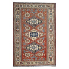 Alfombras Vintage Soumak Kilim Alfombra de lana geométrica hecha a mano Alfombra rústica