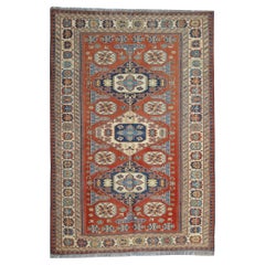 Retro Rugs Soumak Kilim Handmade Carpet Geometric Wool Area Rug