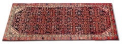 Vintage Runner Rug Traditional Carpet Geometric Wool Carpet