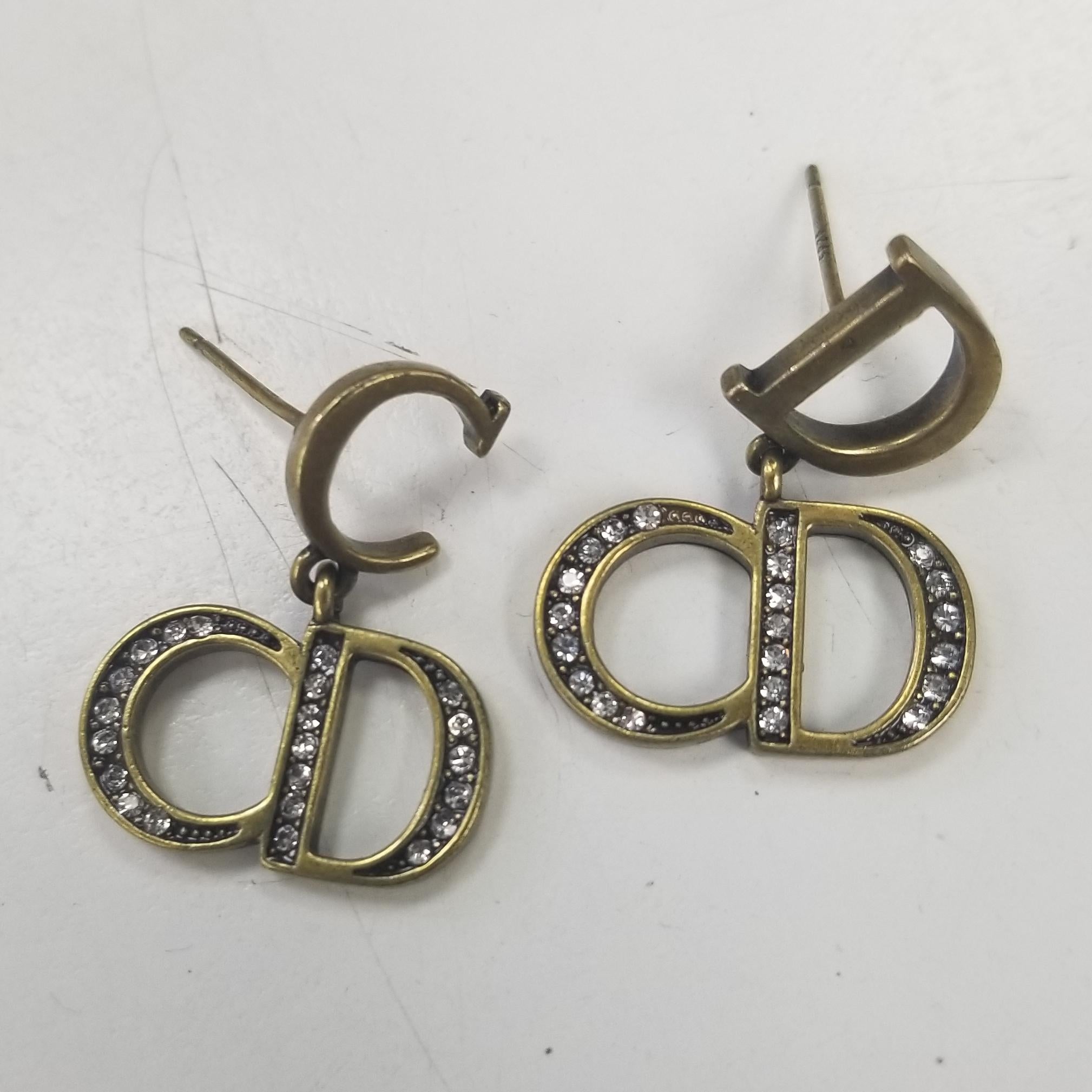 christian dior earrings