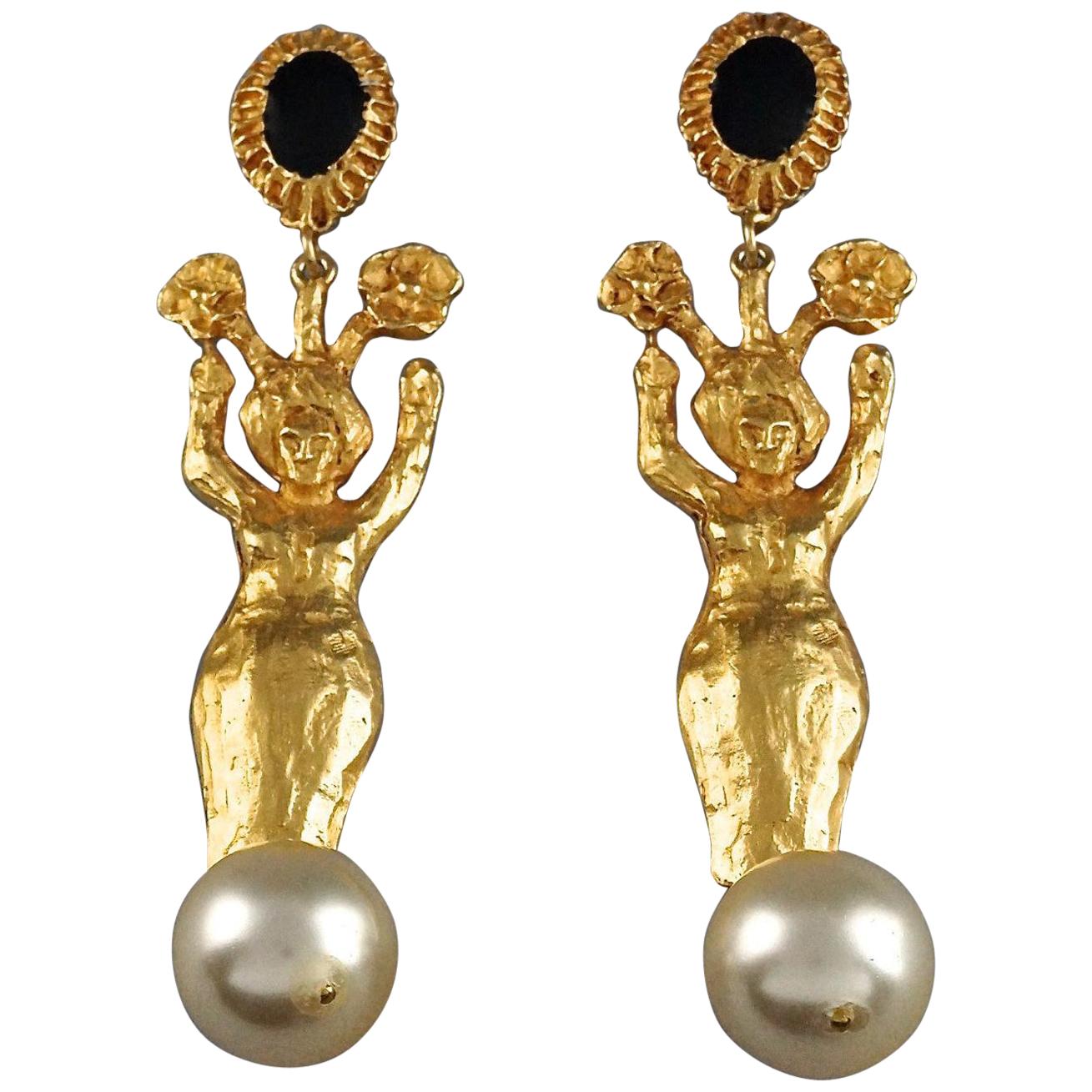 1990s Christian Lacroix Ear Clips at 1stDibs