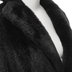 vintage Runway JUNYA WATANABE 2001 faux fur clear PVC insert blazer coat M