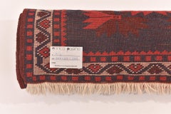 Vintage Turkish Yagcibedir Runner, Hand-Knotted Wool, 256x62 CM
