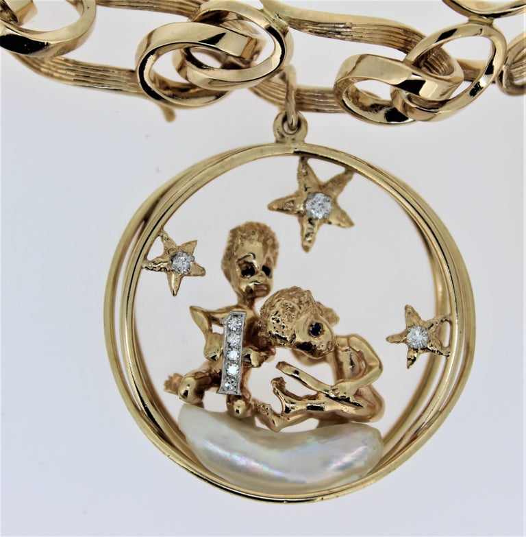 Vintage Ruser 'Beverly Hills' Charm Bracelet Signed, circa ...