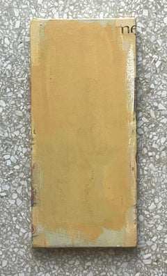 Vintage By Russell Christoffersen Astratto su tela in oro - Firmato