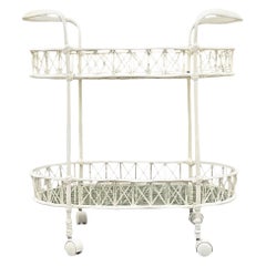 Vintage Russell Woodard Spun Fiberglass Bar Cart