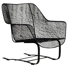 Retro Russell Woodard Wrought Iron “Sculptura” Springer Chair
