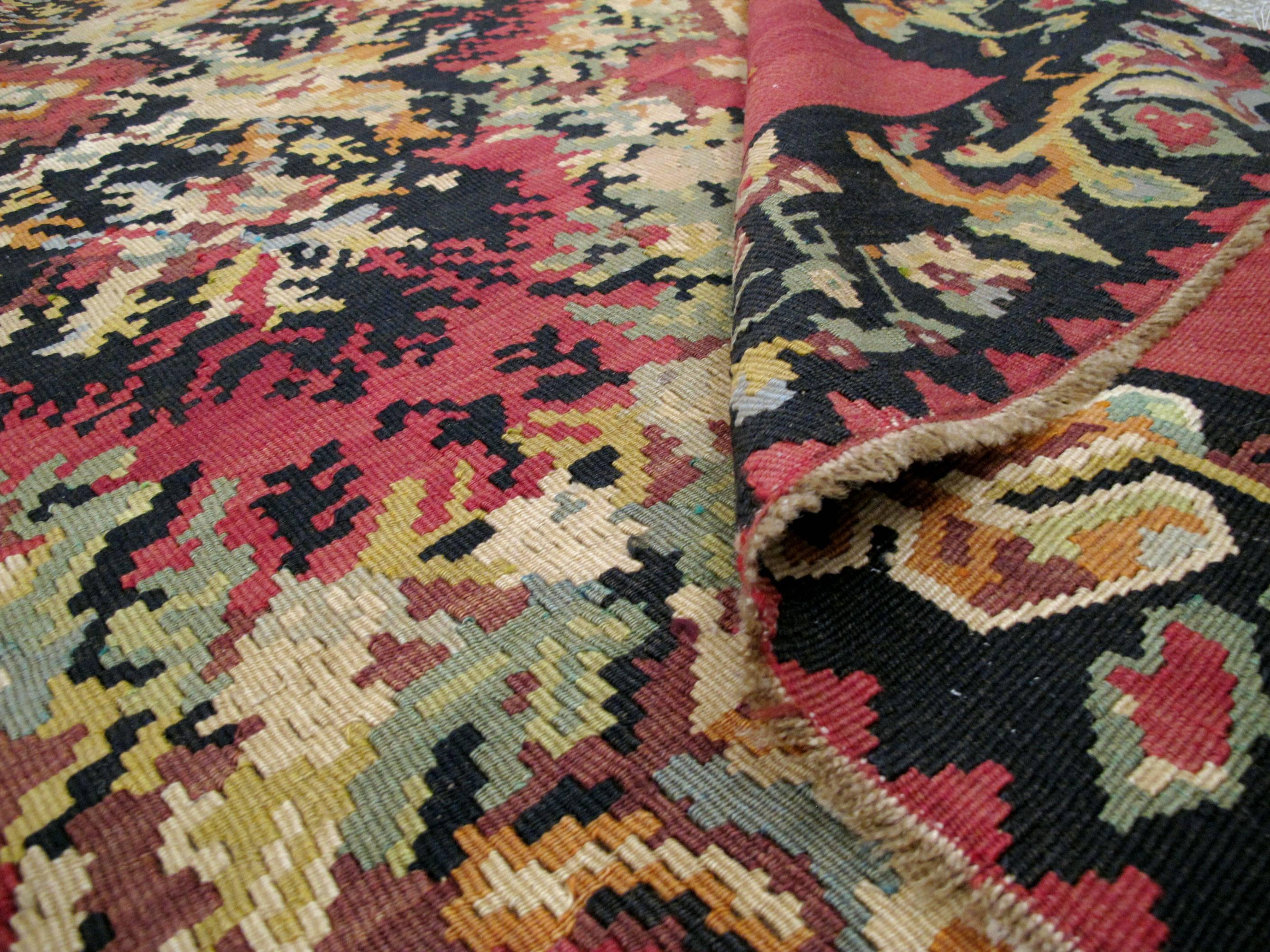 Vintage Russian Bessarabian Flat-Weave For Sale 2