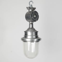 Vintage Russian Industrial Pendant Light