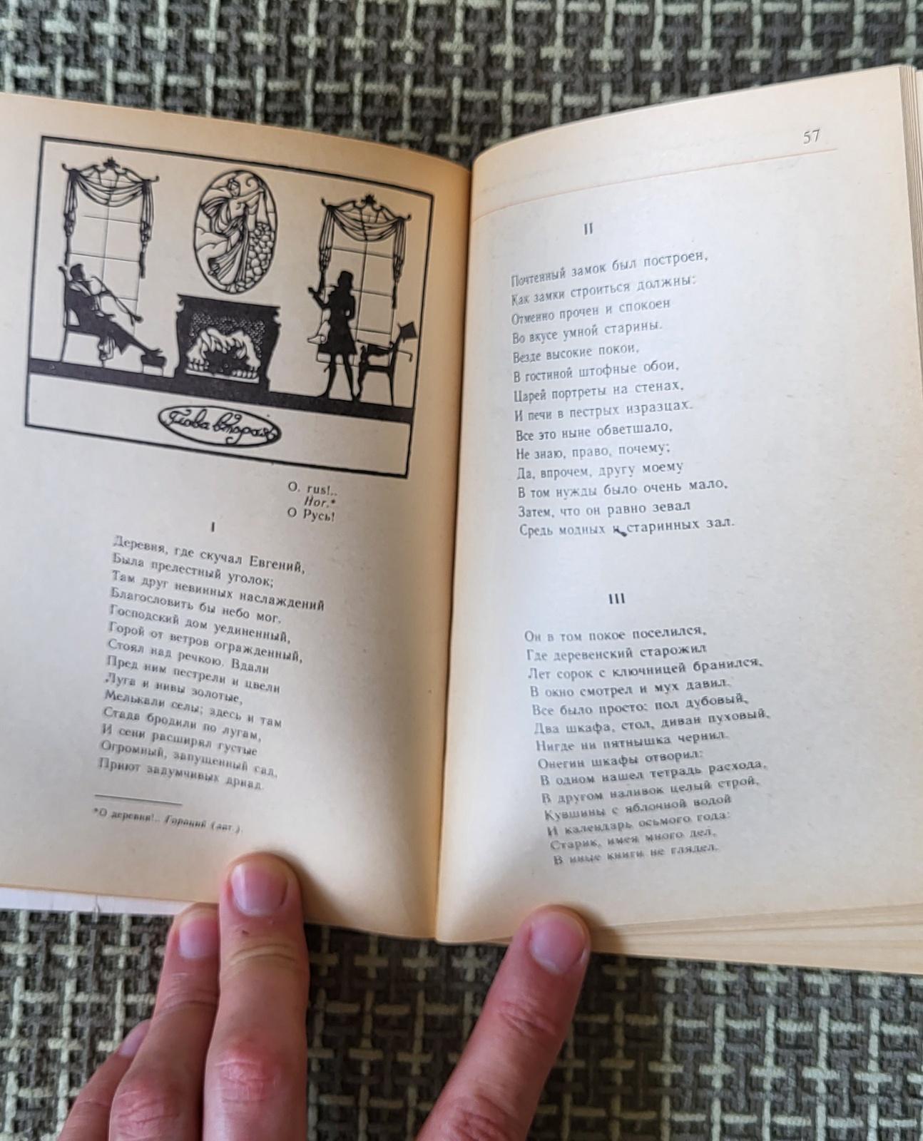 Fin du 20e siècle Littérature russe ancienne : « Eugène Onegin » de A.S. Pushkin, 1j43 en vente