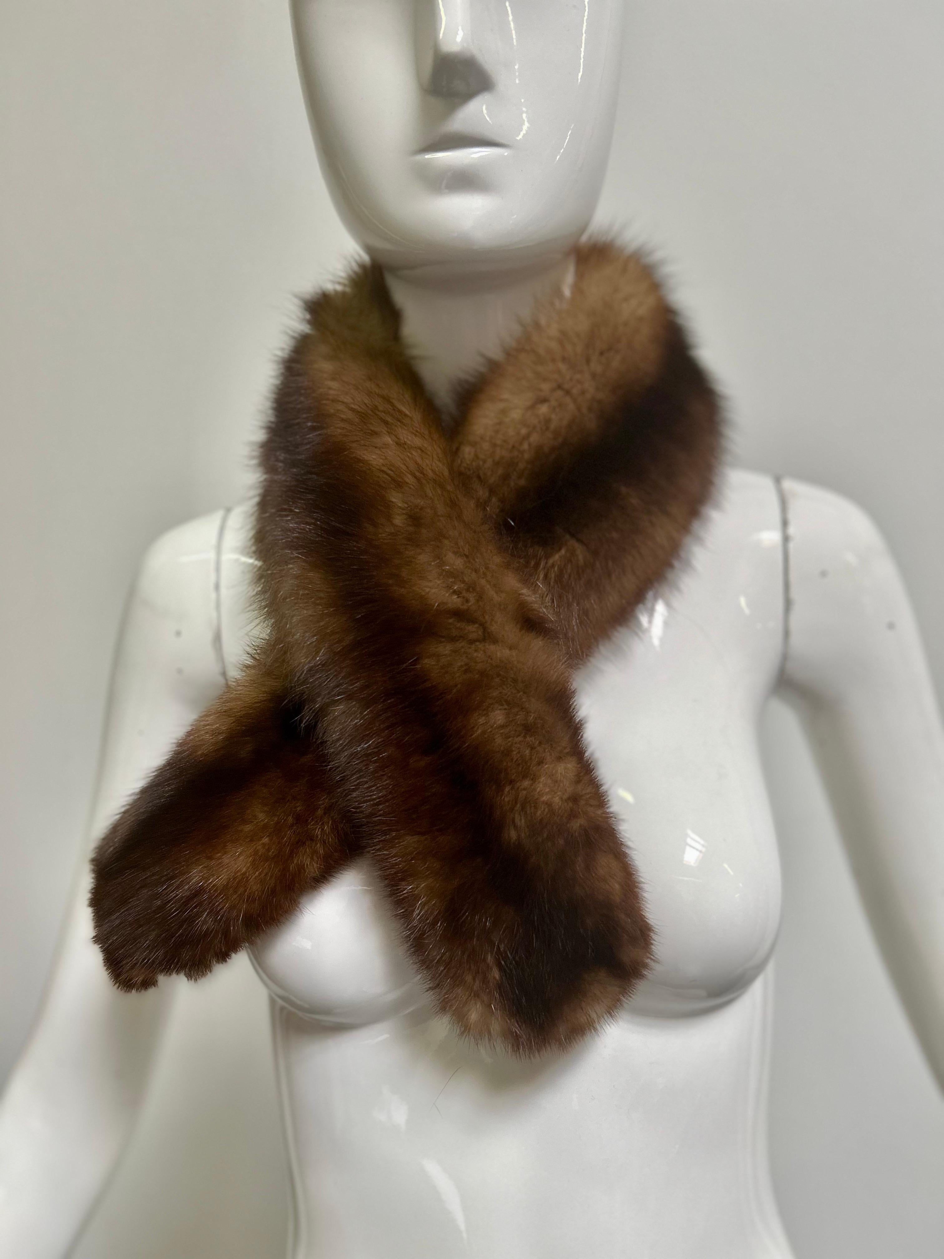 Vintage Russian Sable Fur Stole, Fling, Scarf, Collar or Wrap 6
