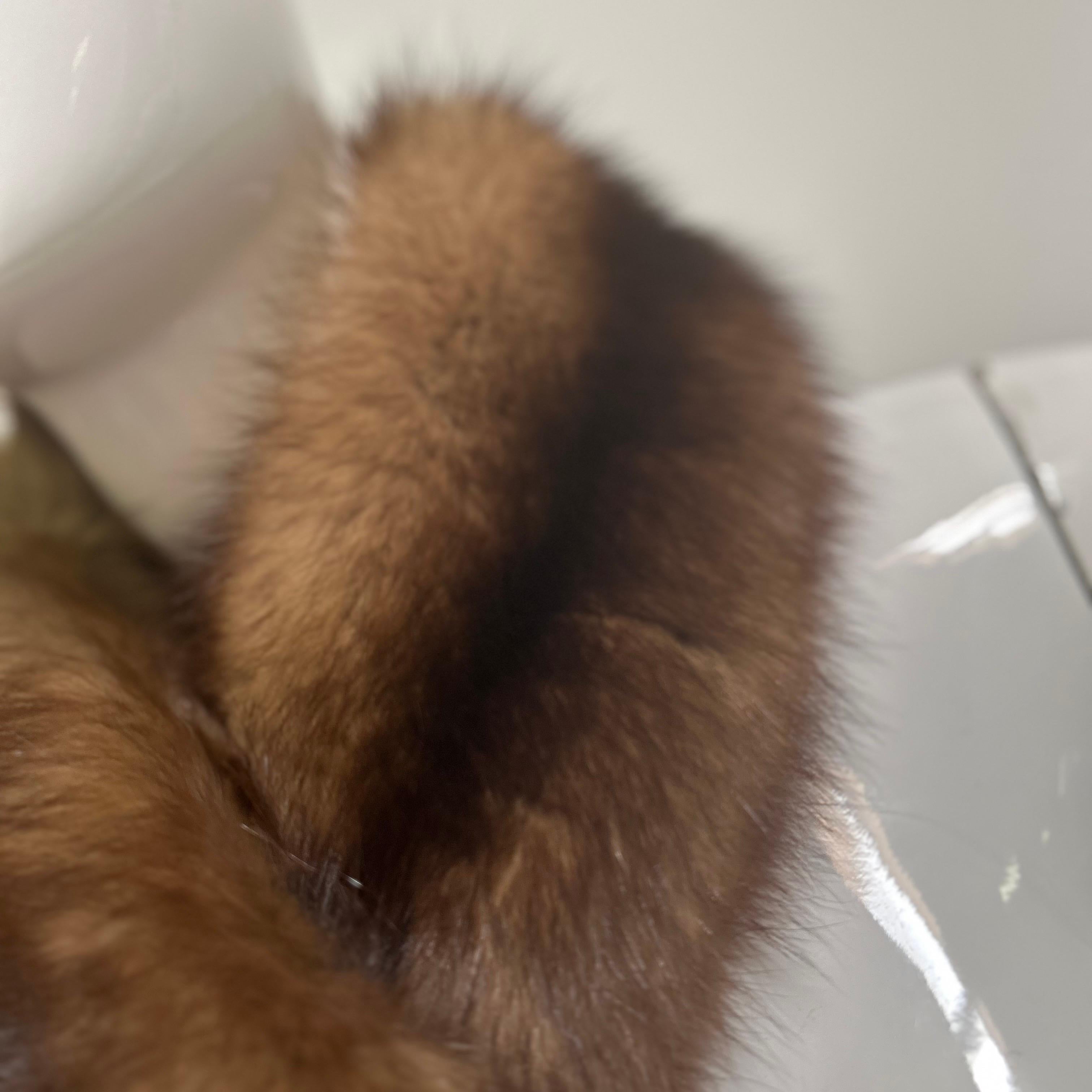 Vintage Russian Sable Fur Stole, Fling, Scarf, Collar or Wrap In Excellent Condition In Sparks, NV
