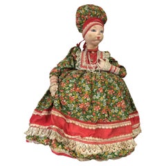 Vintage Russian Samovar Doll Teapot Cosy, Teapot Cover