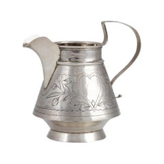 Vintage Russian Silver Milk Jug by I.L. Prokofiev, Russia, Early 20th Century