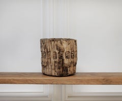 Rueda Decorativa de Madera de Olmo Arquitectónico Rústico Vintage