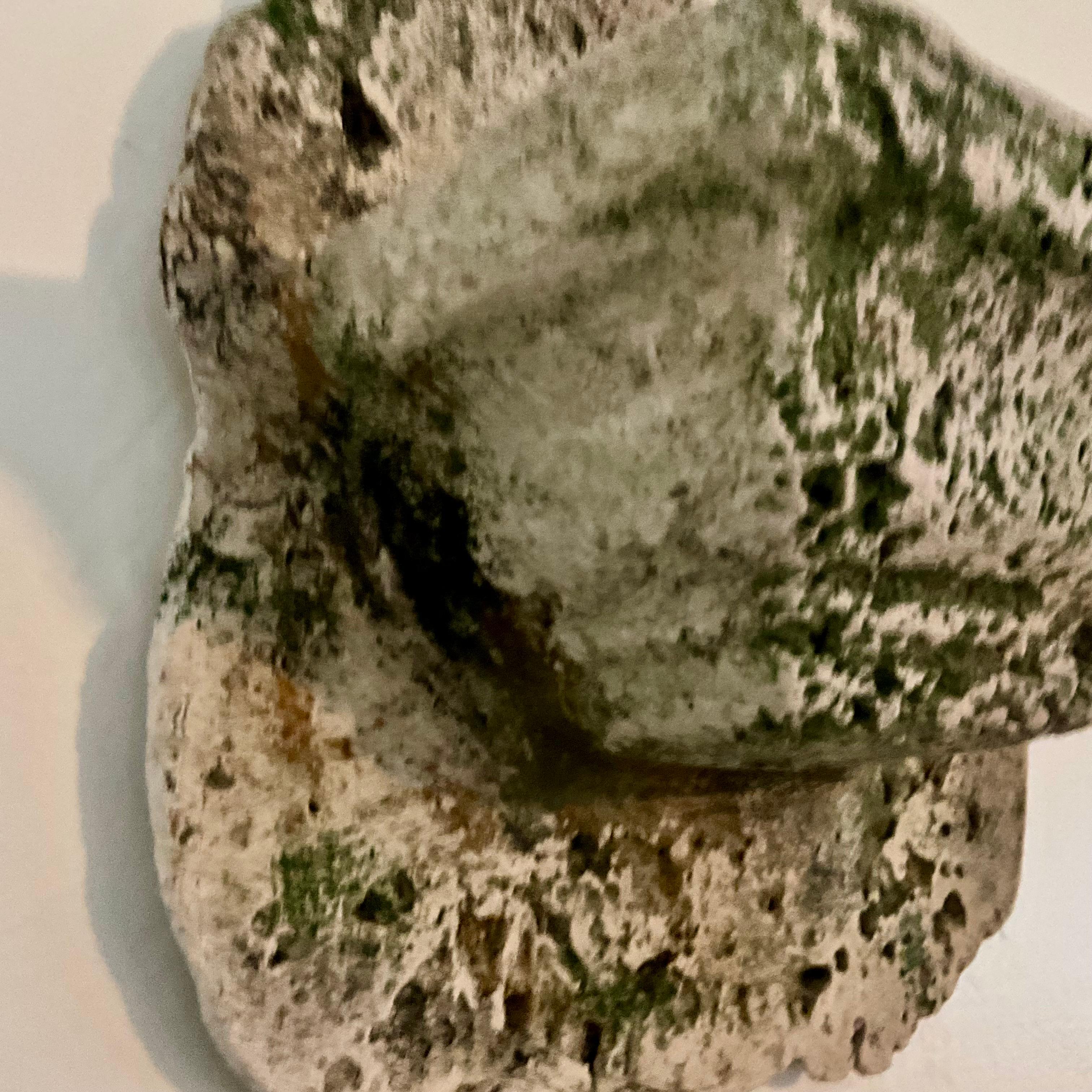 Vintage Rustic Cast Stone Cement Wall Planters - Indoor/Outdoor Collection In Good Condition For Sale In West Palm Beach, US