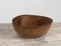 Vintage Rustic Dugout Wooden Bowl