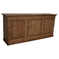 Vintage Rustikale Deutsche Kiefer Apothekerschrank / Shop Counter, 1930er Jahre