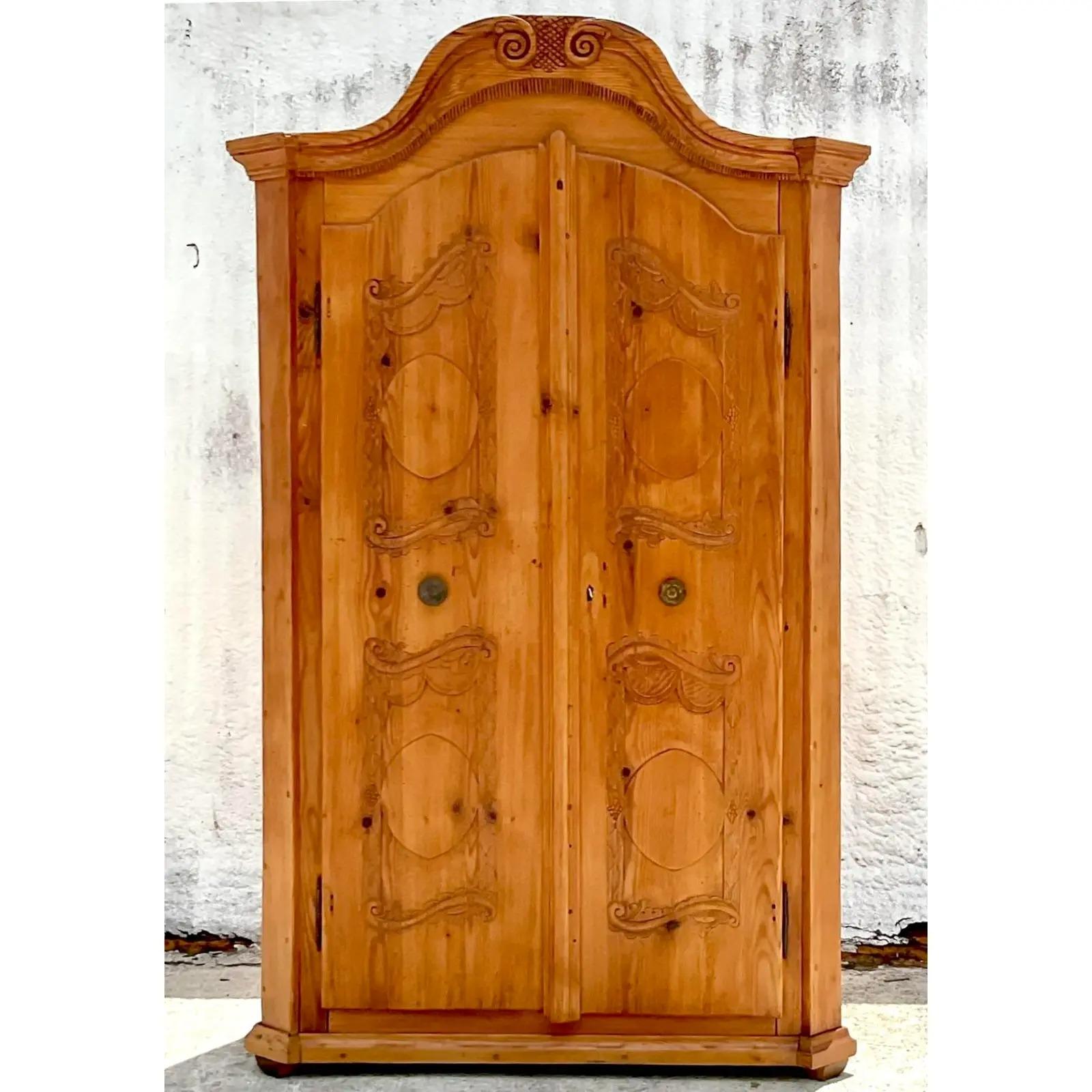 antique pine armoire for sale