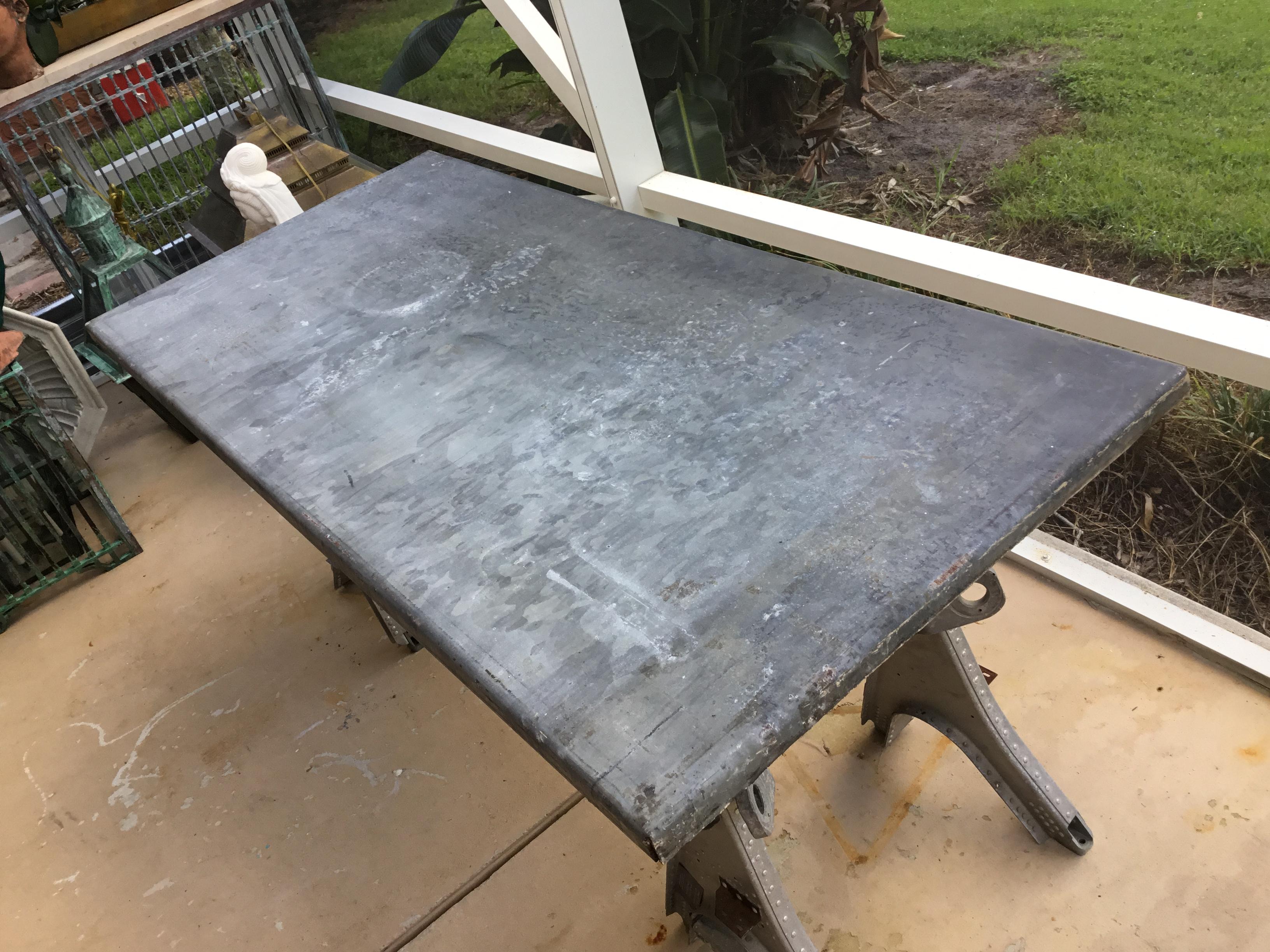 Steel Vintage Rustic Industrial Work Table