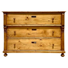 Vintage Rustic Knotty Pine Chest of Drawers
