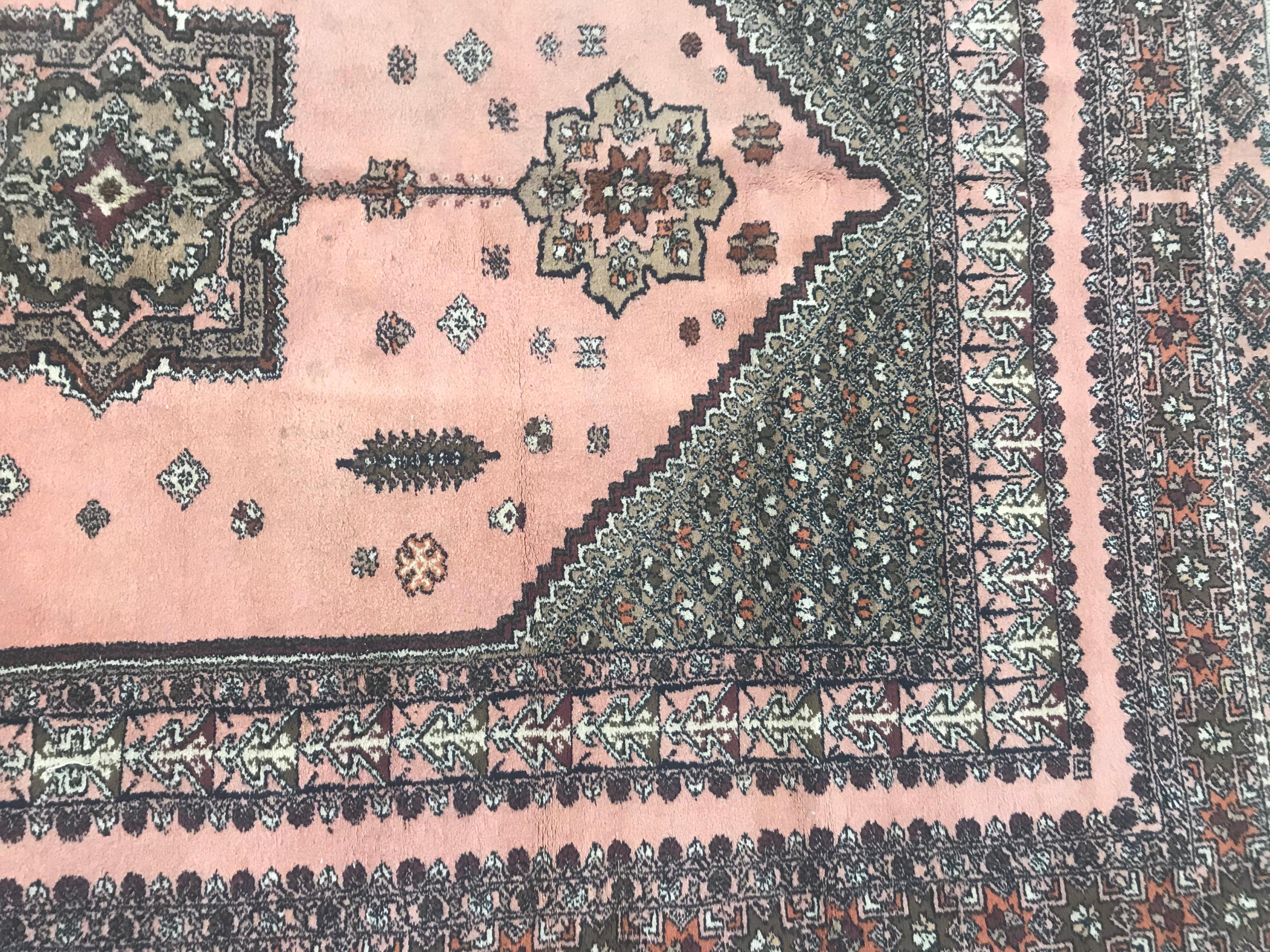 Alfombra Vintage Rustic Moroccan Rabat Design Tribal en venta