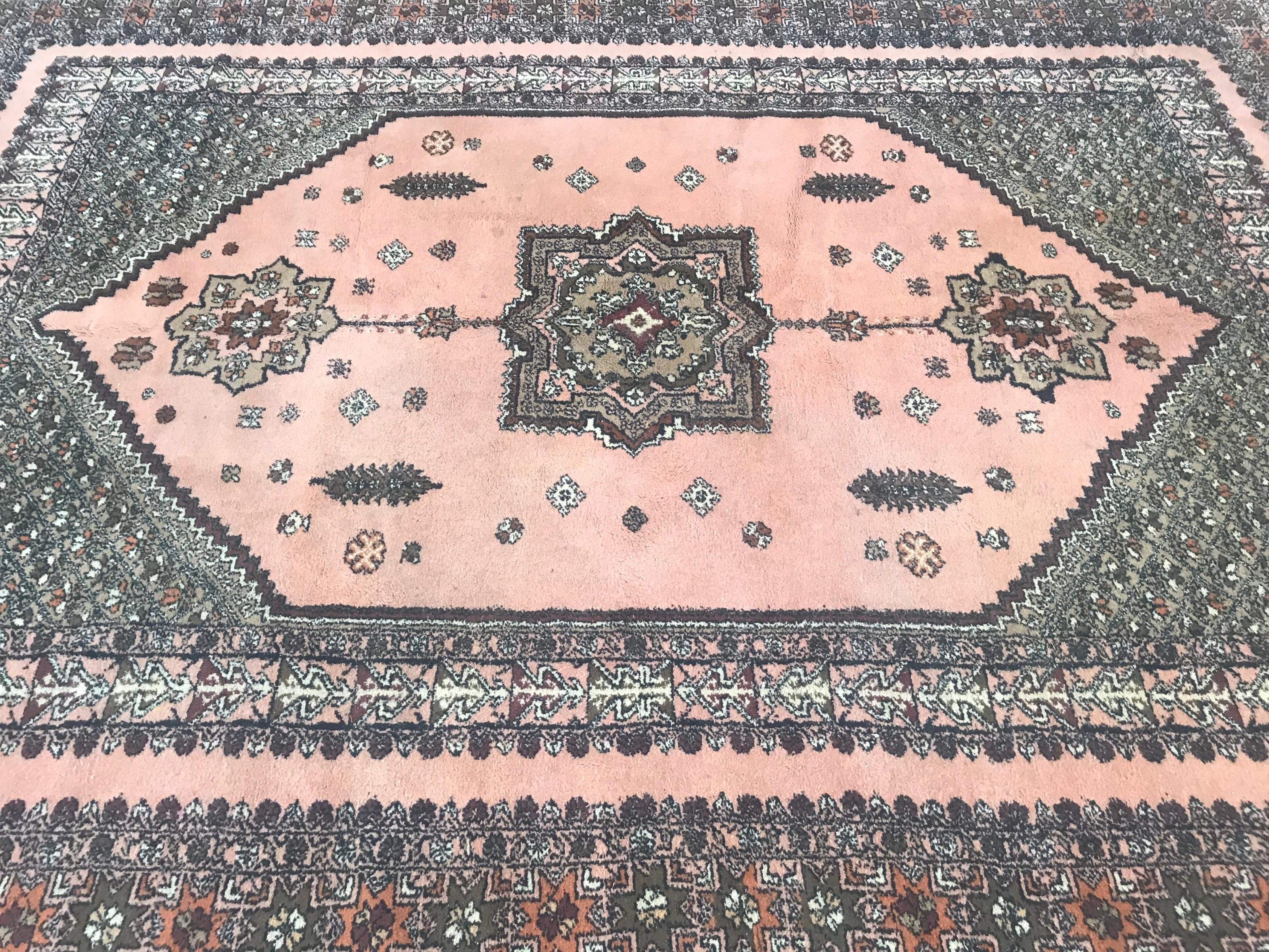Alfombra Vintage Rustic Moroccan Rabat Design siglo XX en venta