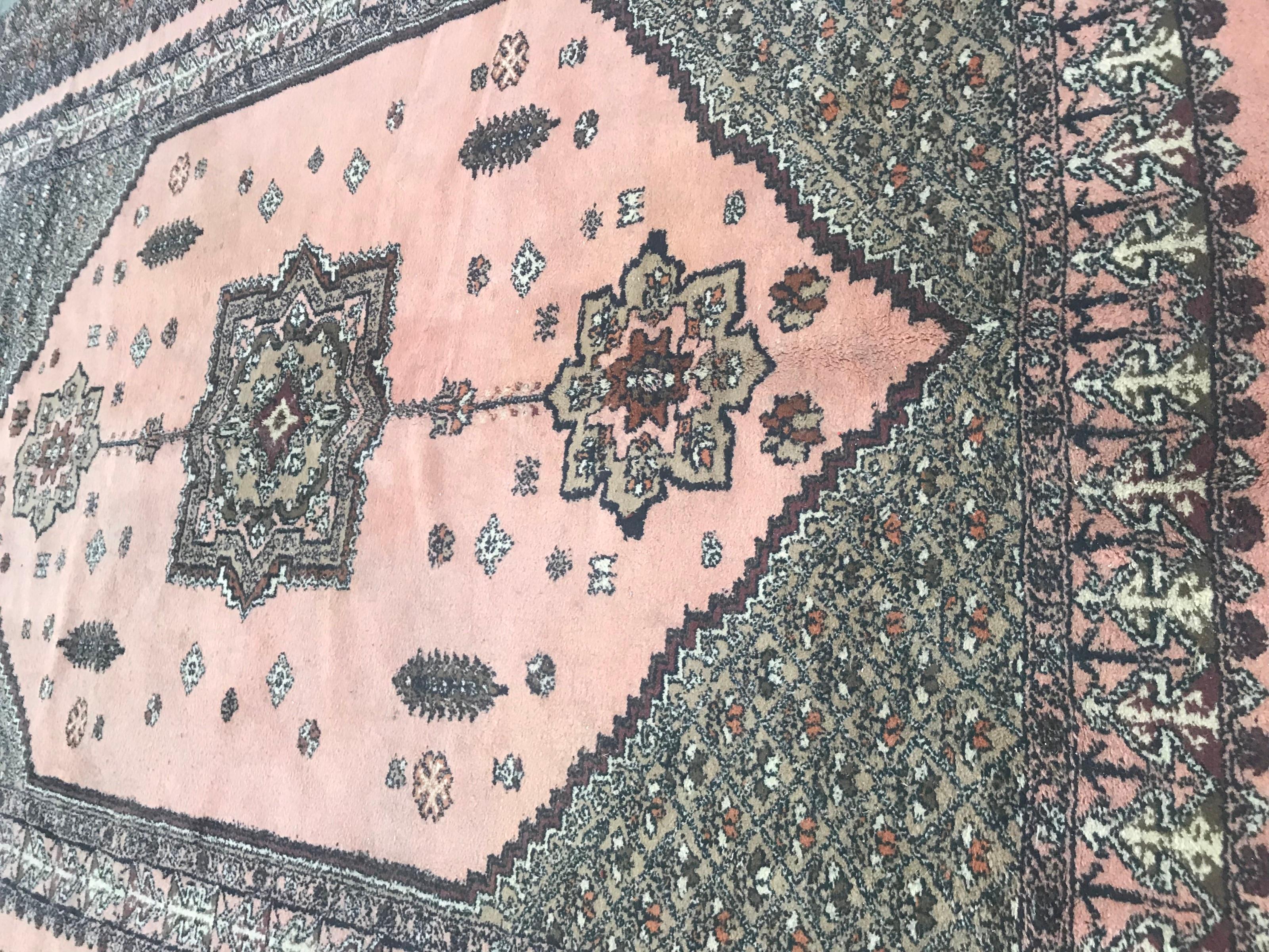 Alfombra Vintage Rustic Moroccan Rabat Design en venta 1