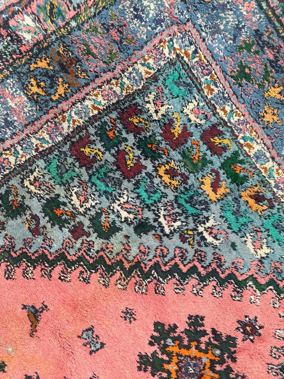 Tappeto Rabat rustico marocchino vintage in vendita 2