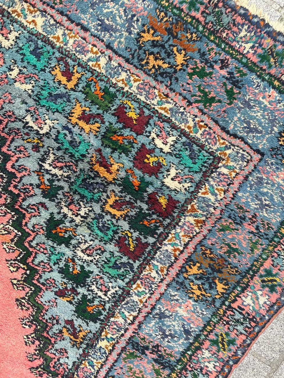 Tappeto Rabat rustico marocchino vintage in vendita 3