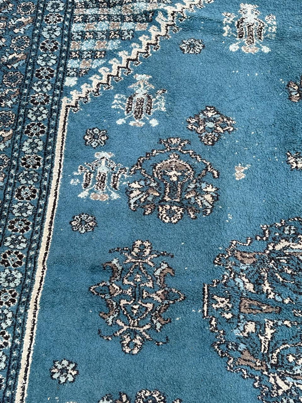 Annodato a mano Tappeto Rabat rustico marocchino vintage in vendita