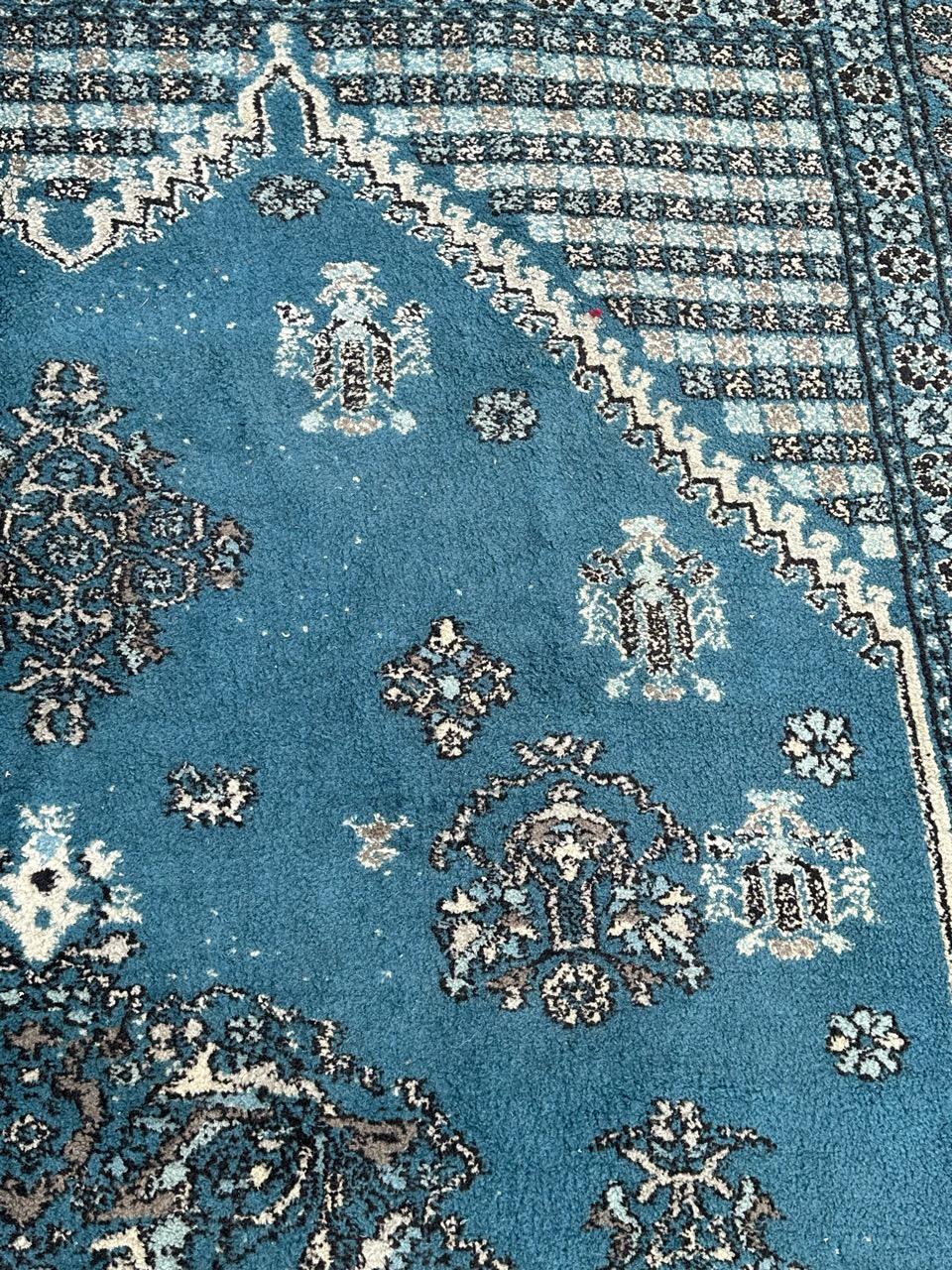 Tappeto Rabat rustico marocchino vintage In condizioni buone in vendita a Saint Ouen, FR