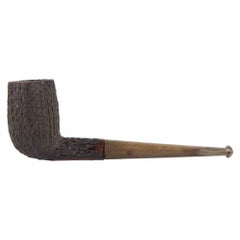 Pipe rustique vintage, milieu du 20e siècle